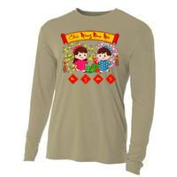 Vietnamese Lunar New Year 2025 Tet Viet Chuc Mung Nam Moi Cooling Performance Long Sleeve Crew