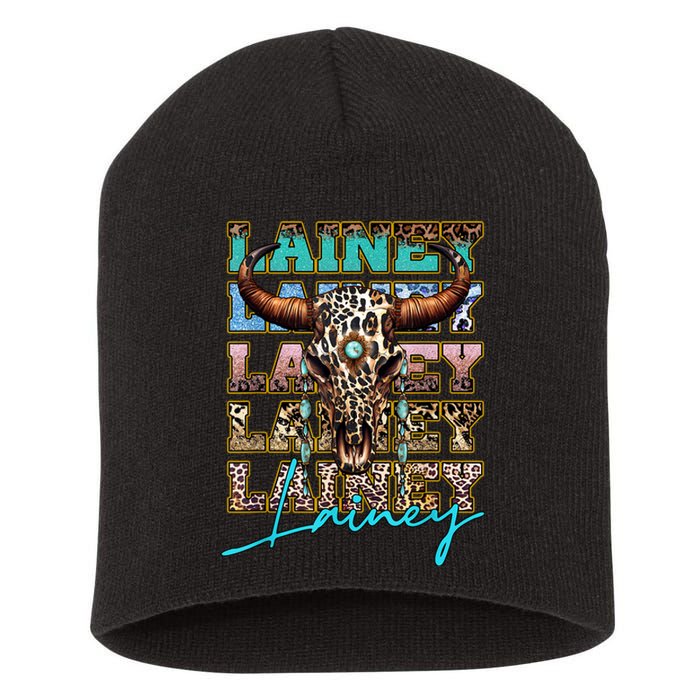 Vintage Lainey Name Personalized Love Animal Awesome Short Acrylic Beanie