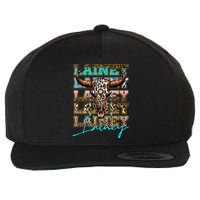 Vintage Lainey Name Personalized Love Animal Awesome Wool Snapback Cap