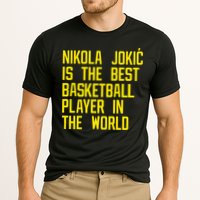 Vic Lombardi Nikola Jokic Best Basketball Player In The World Cooling Performance Crew T-Shirt