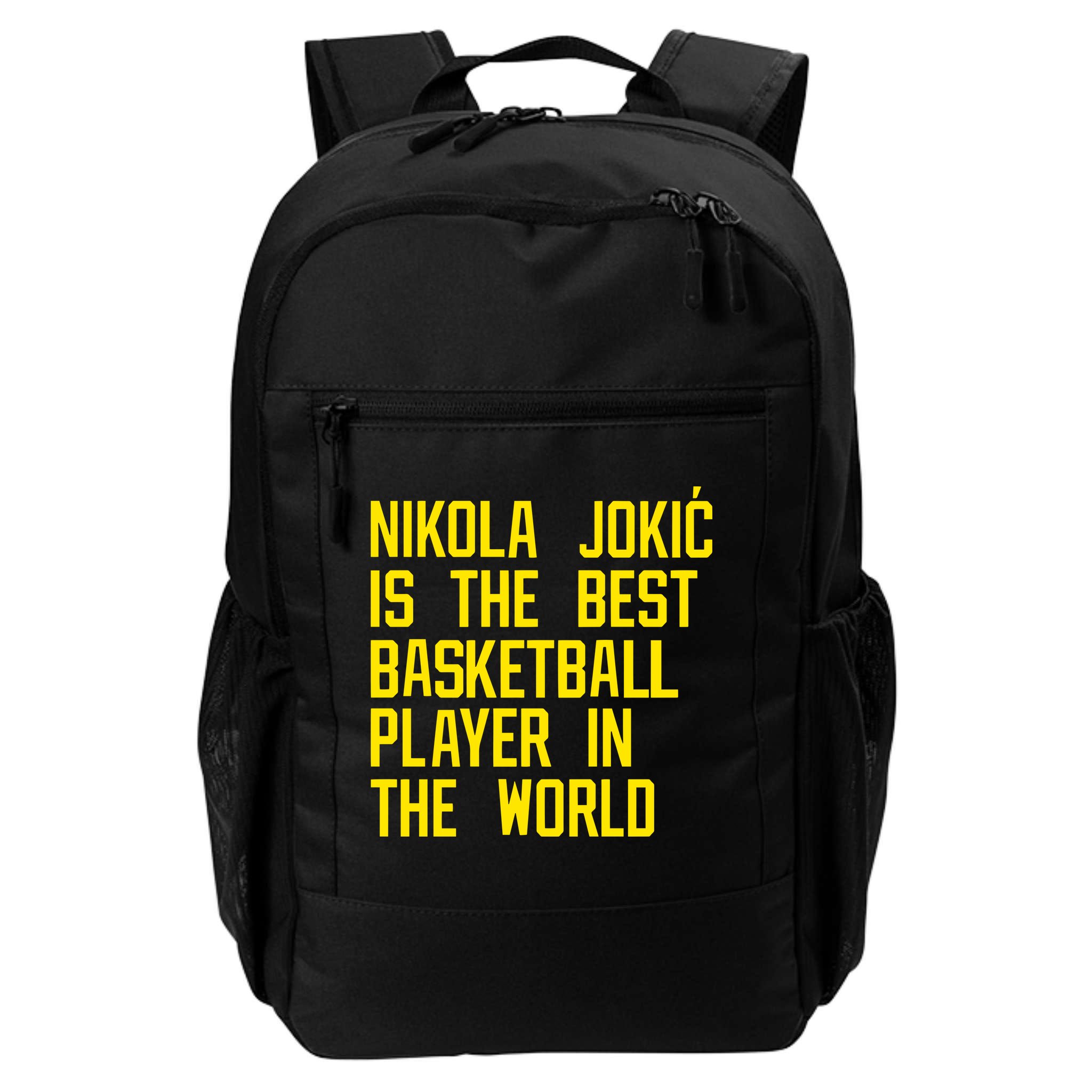 Vic Lombardi Nikola Jokic Best Basketball Player In The World Backpack