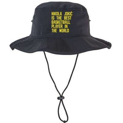 Vic Lombardi Nikola Jokic Best Basketball Player In The World Bucket Hat