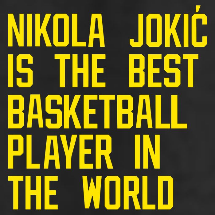 Vic Lombardi Nikola Jokic Best Basketball Player In The World Golf Towel