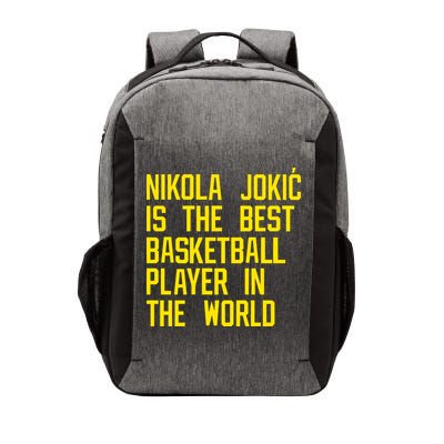 Vic Lombardi Nikola Jokic Best Basketball Player In The World Vector Backpack