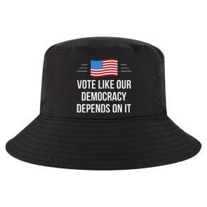 Vote Like Our Democracy Depends On It Cool Comfort Performance Bucket Hat