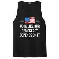 Vote Like Our Democracy Depends On It PosiCharge Competitor Tank