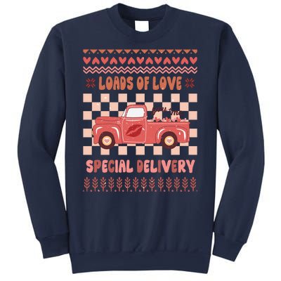 Valentine Loads Of Love Special Delivery Ugly Sweater Sweatshirt