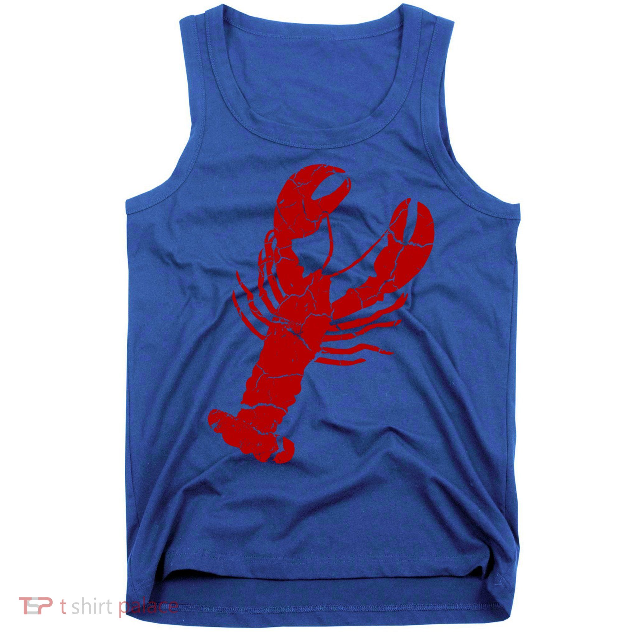 Vintage Lobster Print Lobster Gift Tank Top