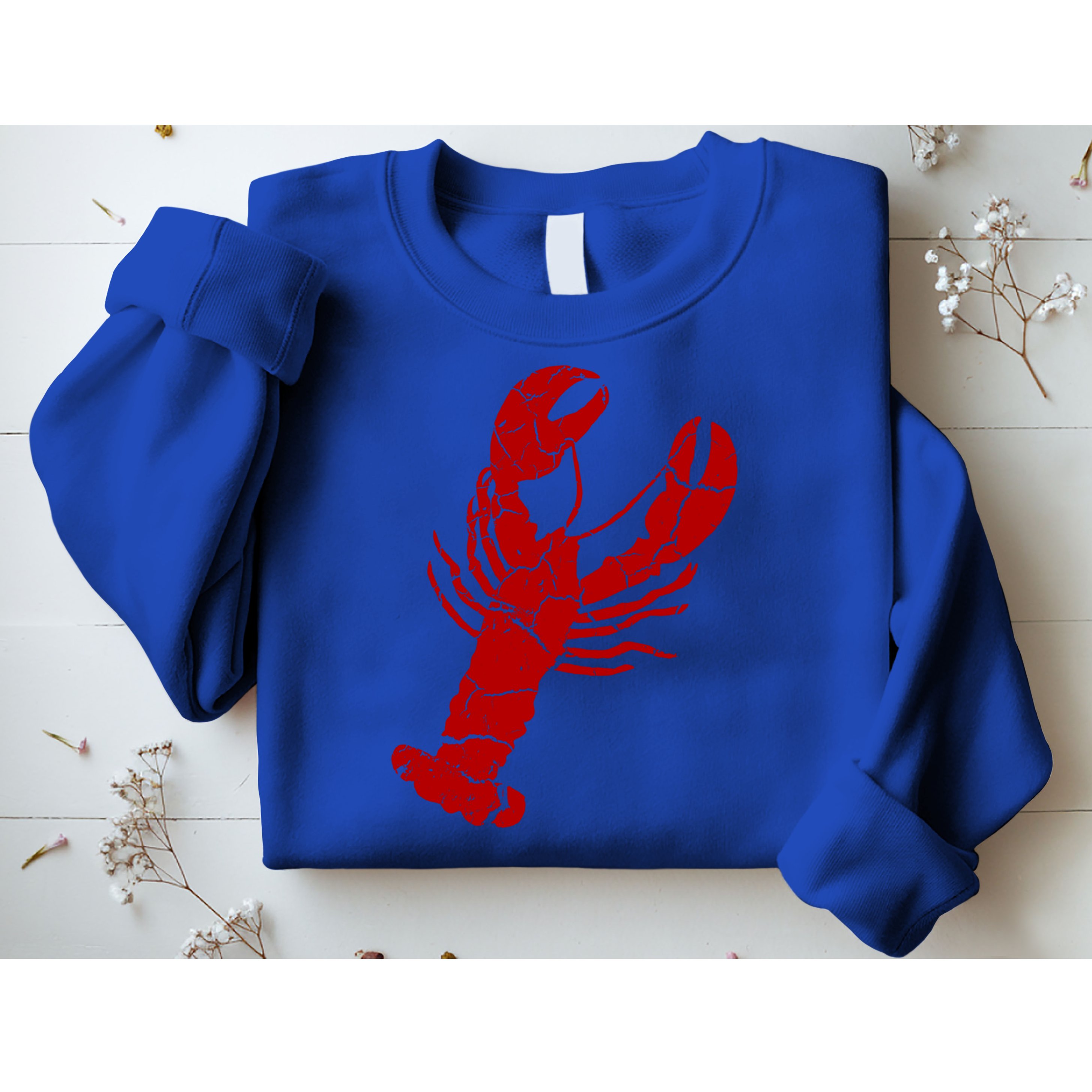 Vintage Lobster Print Gift Lobster Cute Gift Sweatshirt