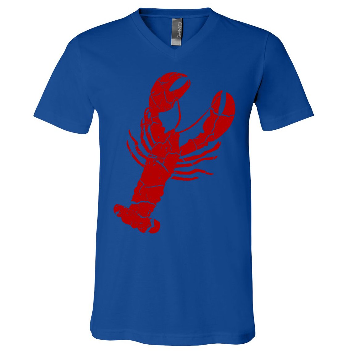 Vintage Lobster Print Gift Lobster Cute Gift V-Neck T-Shirt