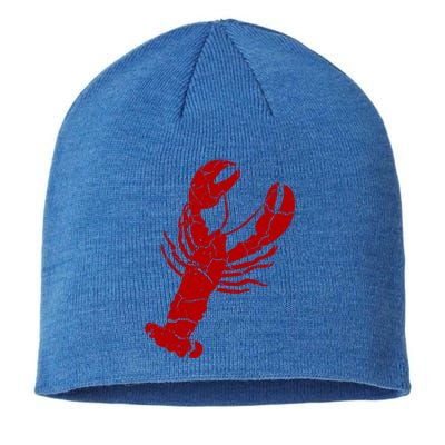 Vintage Lobster Print Gift Lobster Cute Gift Sustainable Beanie