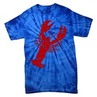 Vintage Lobster Print Gift Lobster Cute Gift Tie-Dye T-Shirt