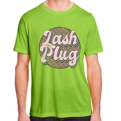 Vintage Lash Plug Lash Tech Lash Artist Leopard Lash Cool Gift Adult ChromaSoft Performance T-Shirt