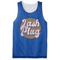 Vintage Lash Plug Lash Tech Lash Artist Leopard Lash Cool Gift Mesh Reversible Basketball Jersey Tank