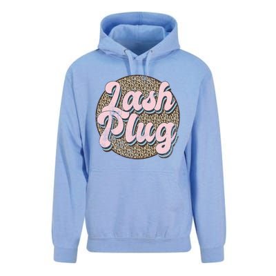 Vintage Lash Plug Lash Tech Lash Artist Leopard Lash Cool Gift Unisex Surf Hoodie