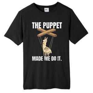 Ventriloquist Llama Puppetmeaningful Giftmademeaningful Giftmemeaningful Giftdo Tall Fusion ChromaSoft Performance T-Shirt