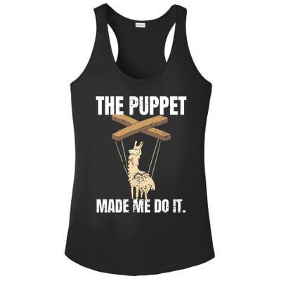 Ventriloquist Llama Puppetmeaningful Giftmademeaningful Giftmemeaningful Giftdo Ladies PosiCharge Competitor Racerback Tank