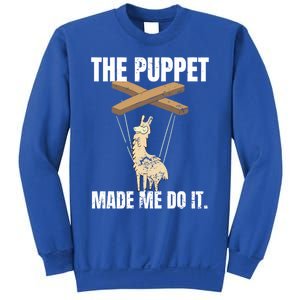 Ventriloquist Llama Puppetmeaningful Giftmademeaningful Giftmemeaningful Giftdo Sweatshirt