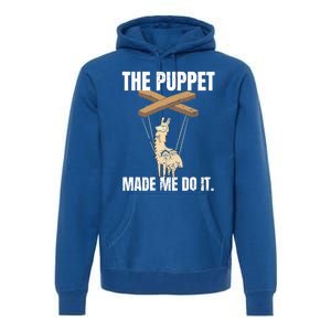 Ventriloquist Llama Puppetmeaningful Giftmademeaningful Giftmemeaningful Giftdo Premium Hoodie