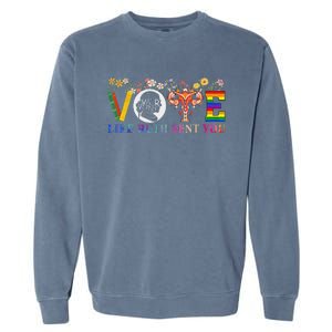 Vote Like Ruth Sent You Feminist Voting Inspirational Garment-Dyed Sweatshirt