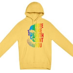 Vote Like Ruth Sent You Uterus Feminist Lgbt Premium Pullover Hoodie