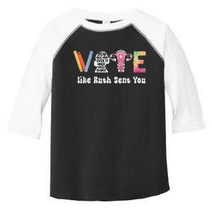 Vote Like Ruth Sent You Uterus Feminist Rbg Gift Toddler Fine Jersey T-Shirt