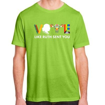 Vote Like Ruth Sent You Uterus Feminist Lgbt Adult ChromaSoft Performance T-Shirt