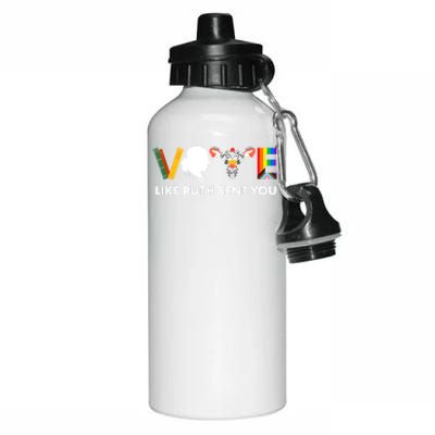 Vote Like Ruth Sent You Uterus Feminist Lgbt Aluminum Water Bottle