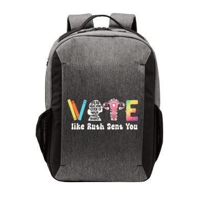 Vote Like Ruth Sent You Uterus Feminist Rbg Vector Backpack