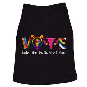 Vote Like Ruth Sent You Uterus Feminist Lgbt Doggie Tank