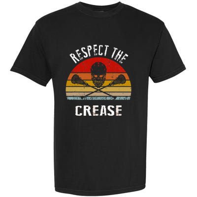 Vintage Lacrosse Retro Respect The Crease Garment-Dyed Heavyweight T-Shirt