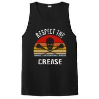 Vintage Lacrosse Retro Respect The Crease PosiCharge Competitor Tank