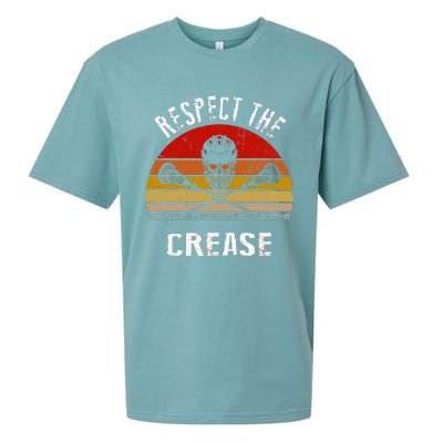 Vintage Lacrosse Retro Respect The Crease Sueded Cloud Jersey T-Shirt