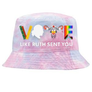 Vote Like Ruth Sent You Uterus Feminist Lgbt Tie-Dyed Bucket Hat