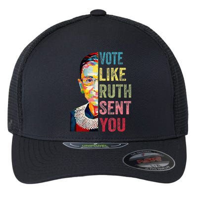 Vote Like Ruth Sent You Flexfit Unipanel Trucker Cap