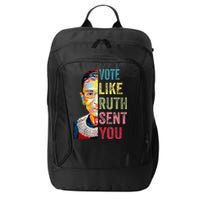 Vote Like Ruth Sent You City Backpack