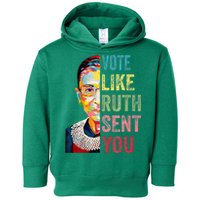 Vote Like Ruth Sent You Toddler Hoodie