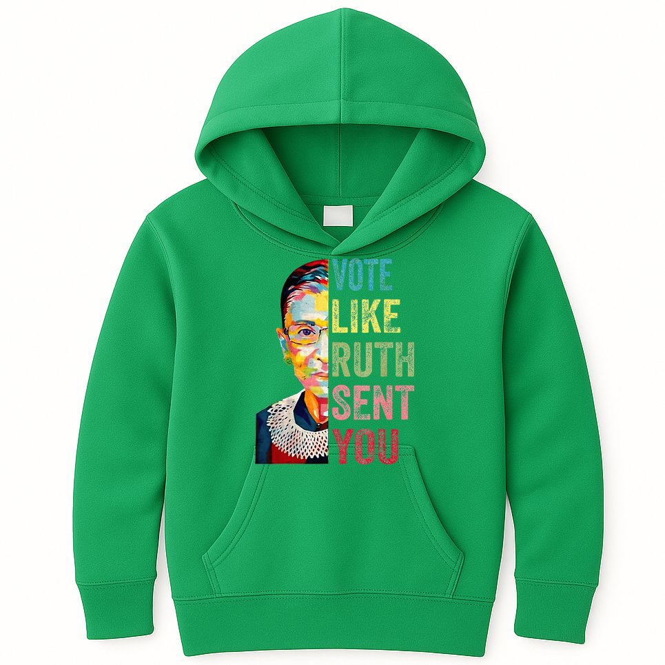 Vote Like Ruth Sent You Kids Hoodie