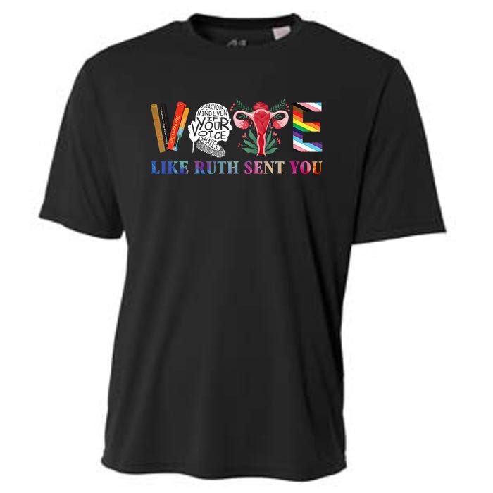 Vote Like Ruth Sent You Cooling Performance Crew T-Shirt