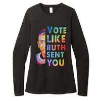 Vote Like Ruth Sent You Feminist Voting Inspirational Gift Womens CVC Long Sleeve Shirt