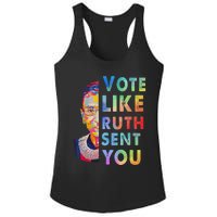 Vote Like Ruth Sent You Feminist Voting Inspirational Gift Ladies PosiCharge Competitor Racerback Tank