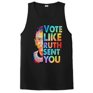 Vote Like Ruth Sent You Feminist Voting Inspirational PosiCharge Competitor Tank