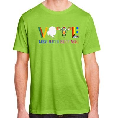 Vote Like Ruth Sent You Uterus Feminist Lgbt Adult ChromaSoft Performance T-Shirt