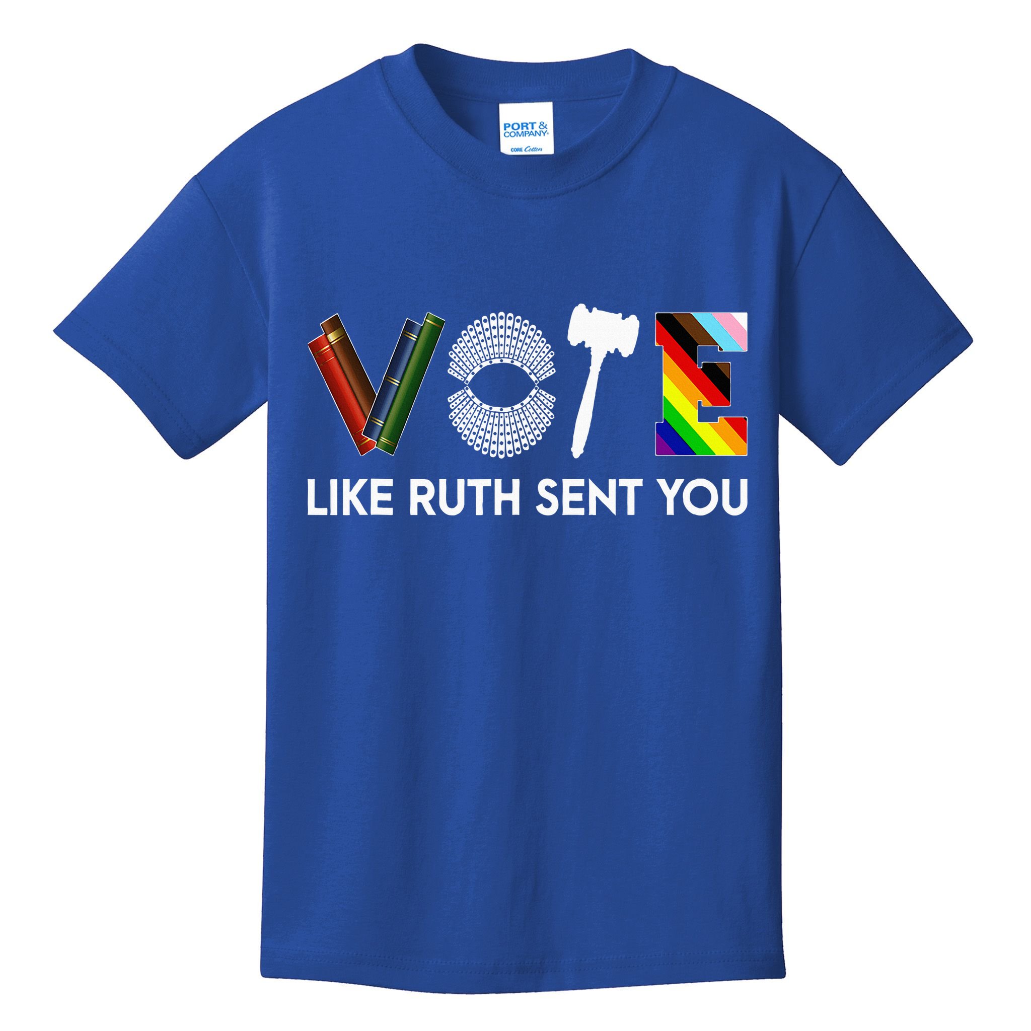 Vote Like Ruth Sent You Gavel Feminists Kids T-Shirt