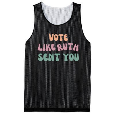 Vote Like Ruth Sent You Mesh Reversible Basketball Jersey Tank