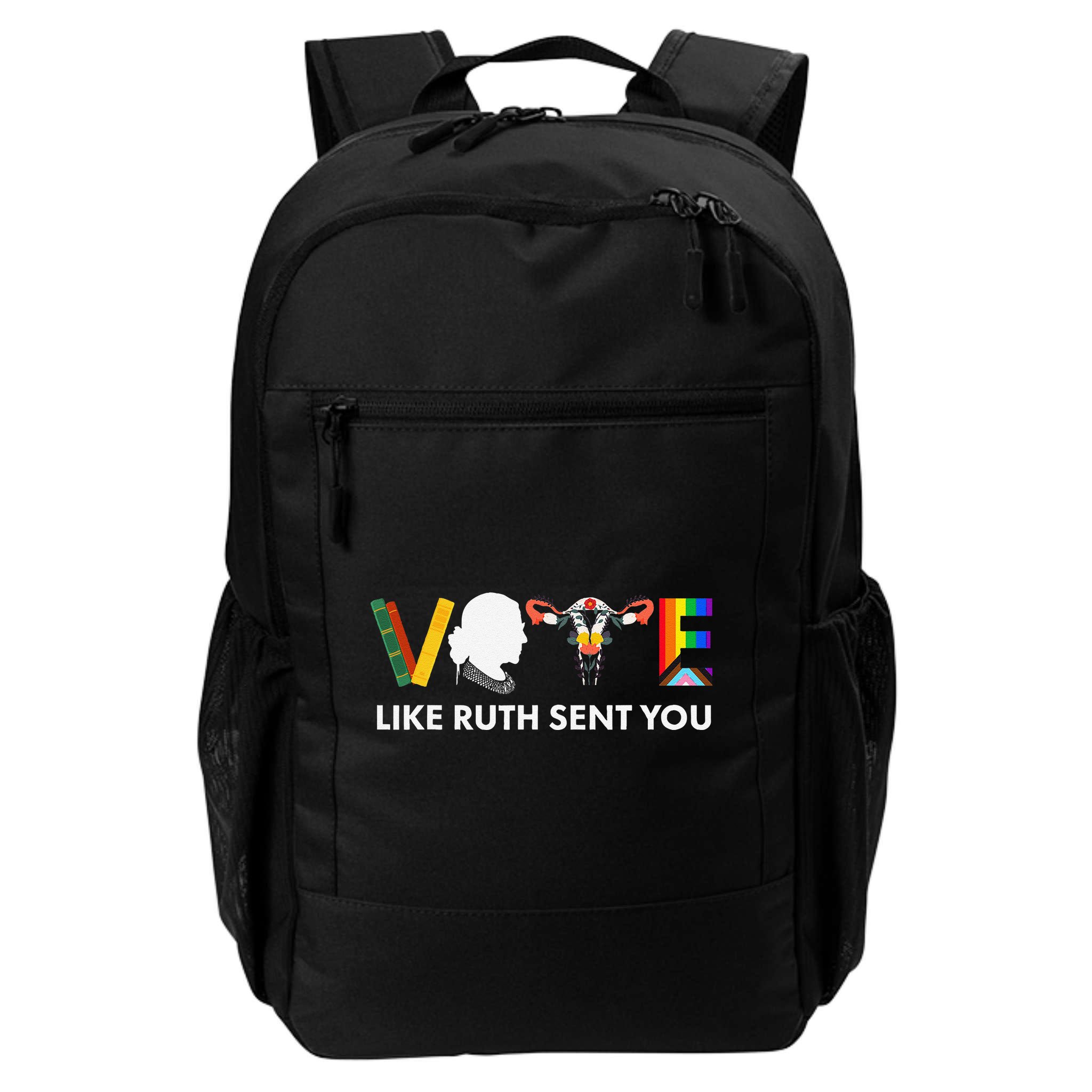 Vote Like Ruth Sent You Uterus Feminist Lgbt Backpack