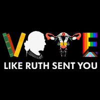 Vote Like Ruth Sent You Uterus Feminist Lgbt Backpack