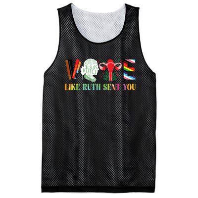 Vote Like Ruth Sent You Mesh Reversible Basketball Jersey Tank