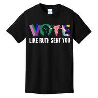 Vote Like Ruth Sent You Uterus Feminist Lgbtq I Dissent Kids T-Shirt