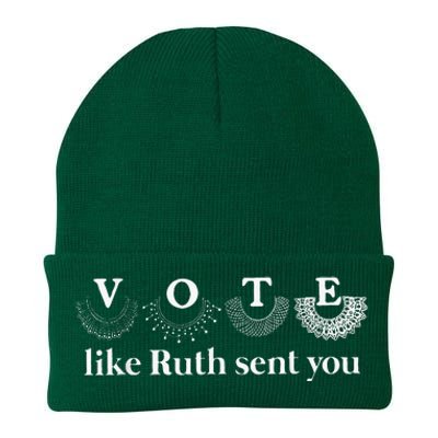 Vote Like Ruth Sent You Knit Cap Winter Beanie